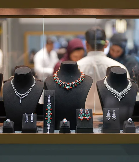Luxury jewellery campaign visual