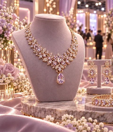 Luxury jewellery campaign visual